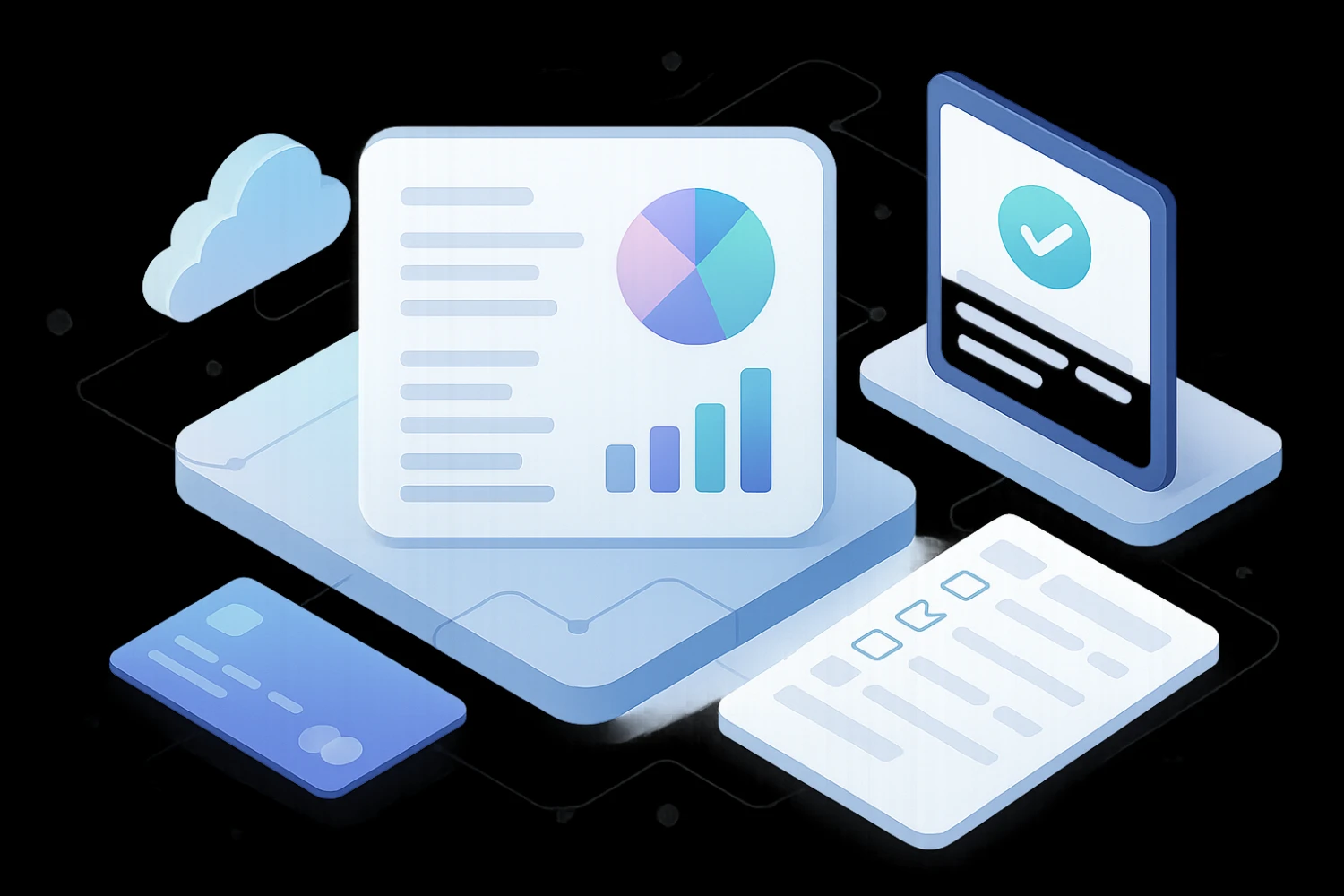 Payment reports and reconciliation for accounting