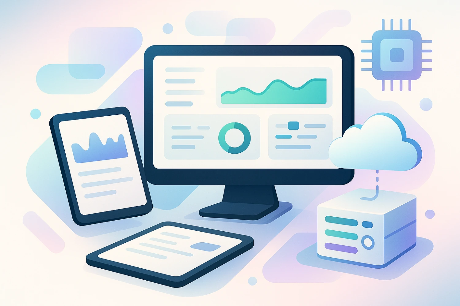 Uptime and server performance monitoring dashboard