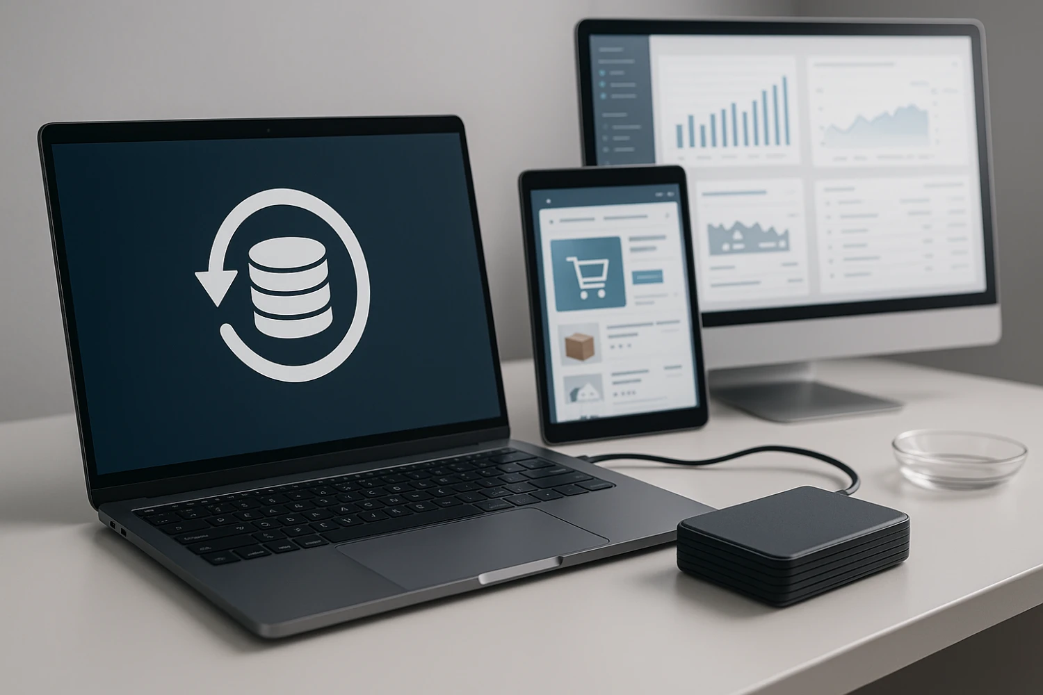 Special backup strategy for e shops booking systems and real estate platforms