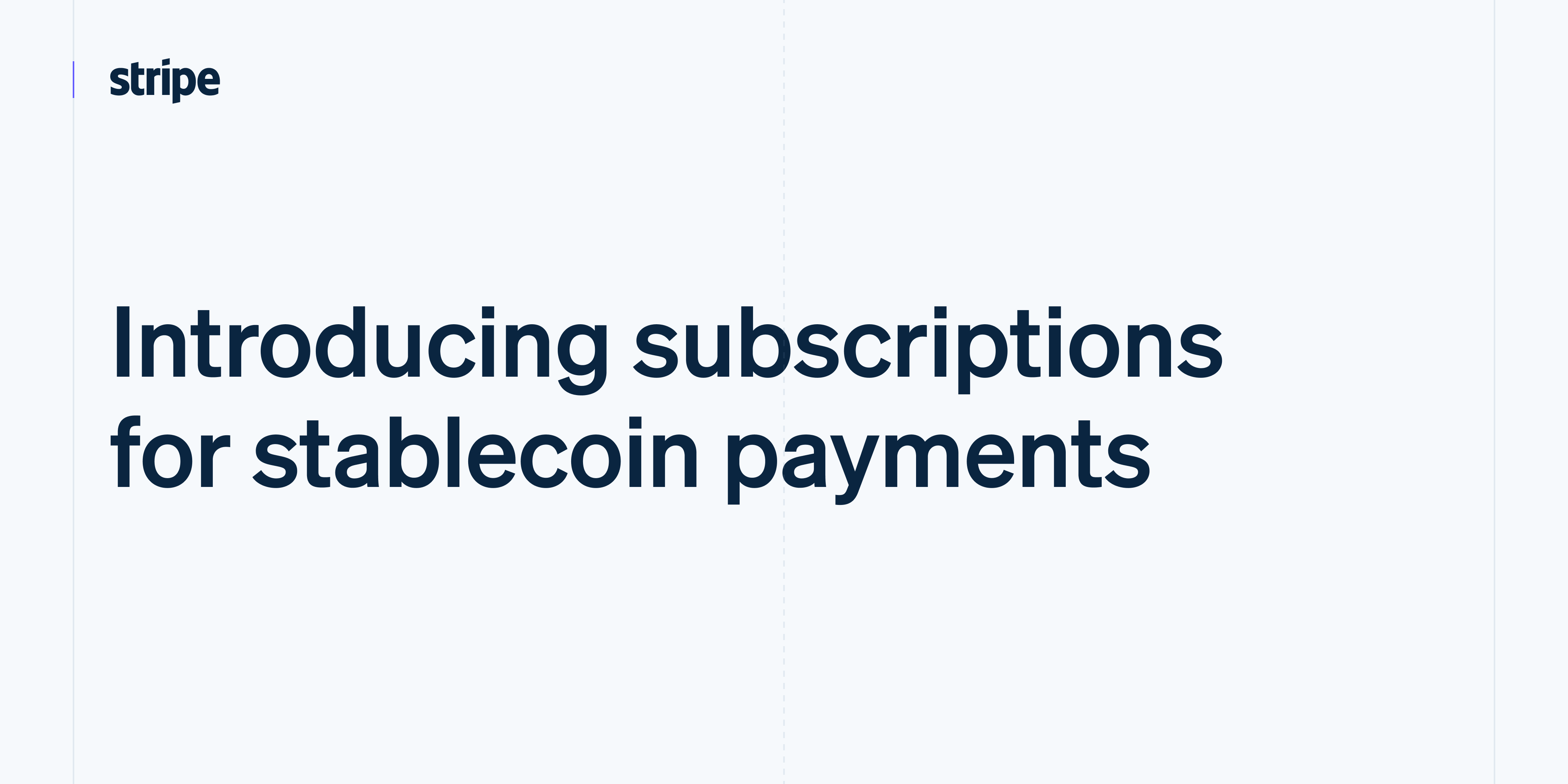 Introducing stablecoin payments for subscriptions